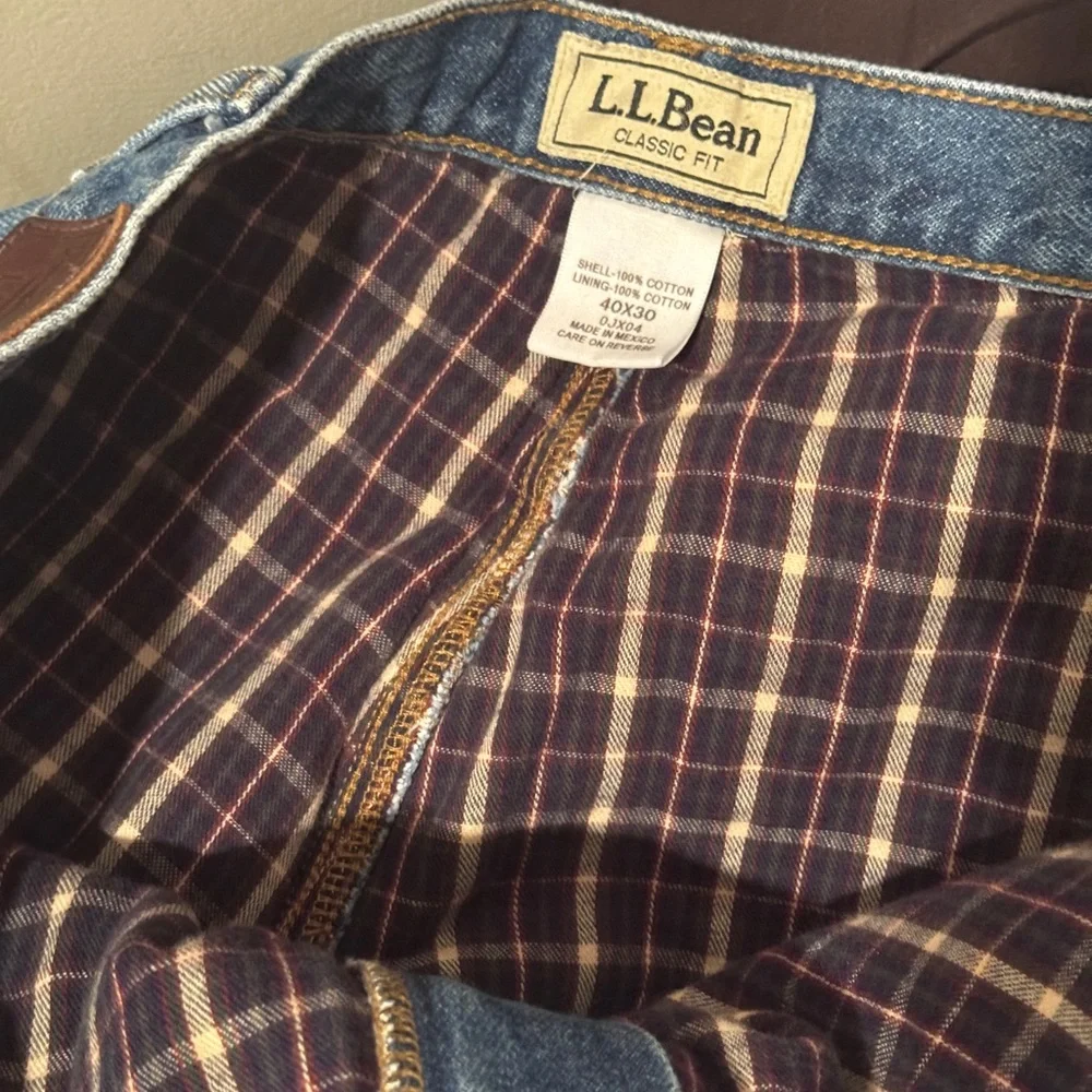 L.L.Bean Flannel-Lined Classic Fit Jeans